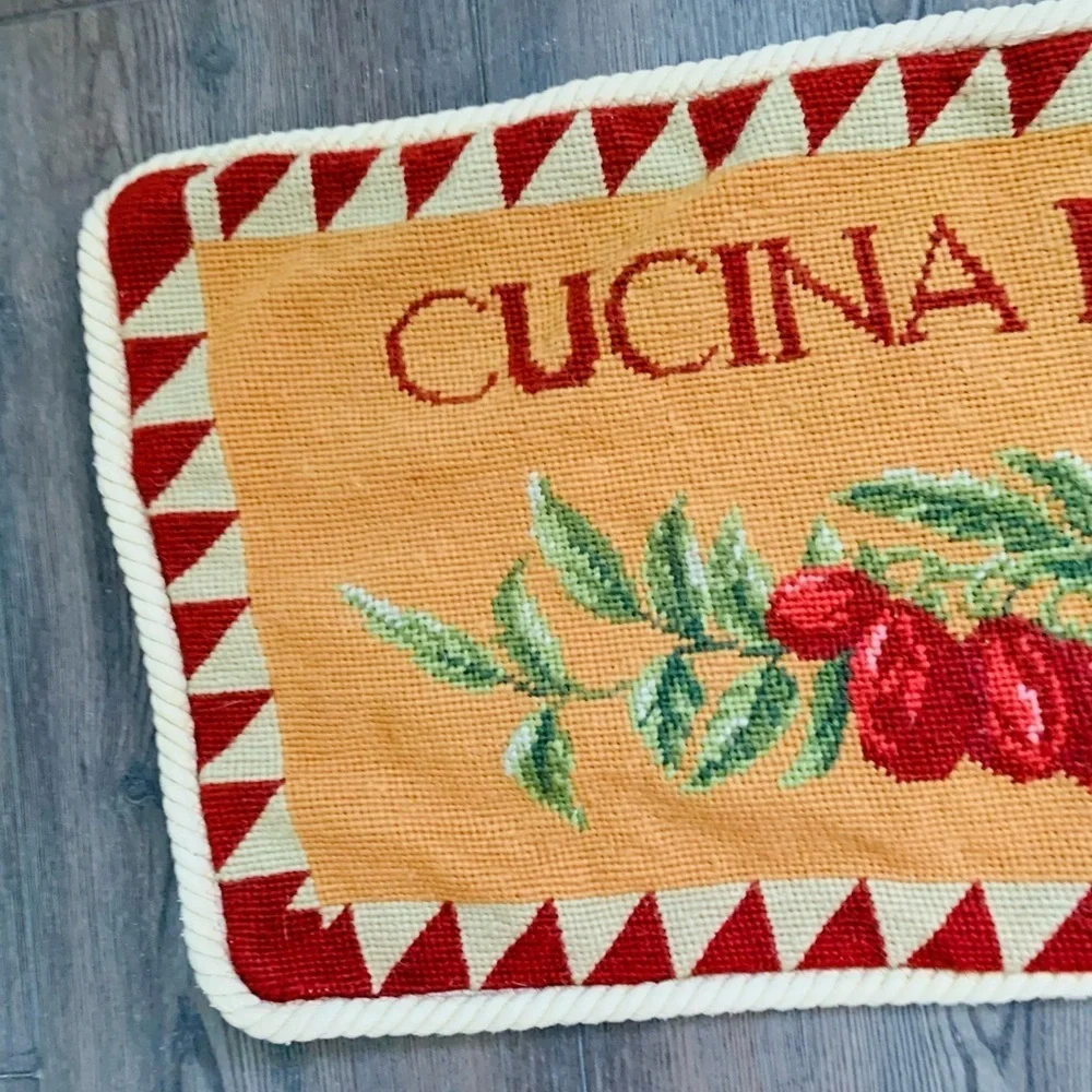 Needlepoint By Hand Pillow Case 12/24”